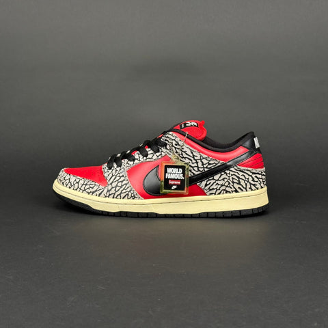 Nike SB Dunk Low Supreme Red Cement