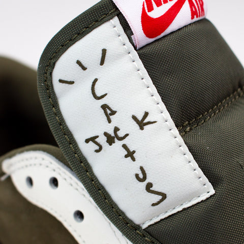 Jordan 1 Low Travis Scott Medium Olive