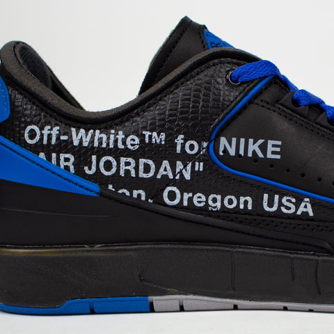 Jordan 2 Low Off-White Black Blue