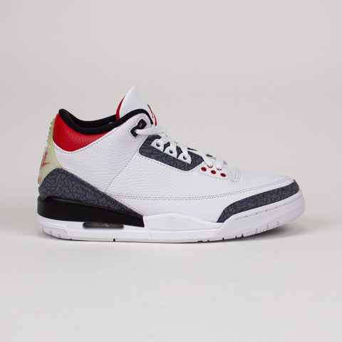 Jordan 3 Fire Red Denim