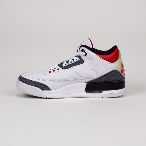 Jordan 3 Fire Red Denim