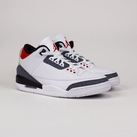 Jordan 3 Fire Red Denim