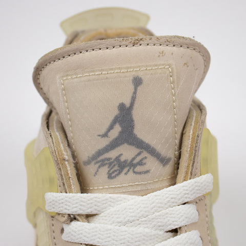 Jordan 4 Off-White Sail signed by Virgil Abloh