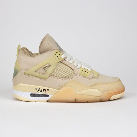 Jordan 4 Off-White Sail signed by Virgil Abloh
