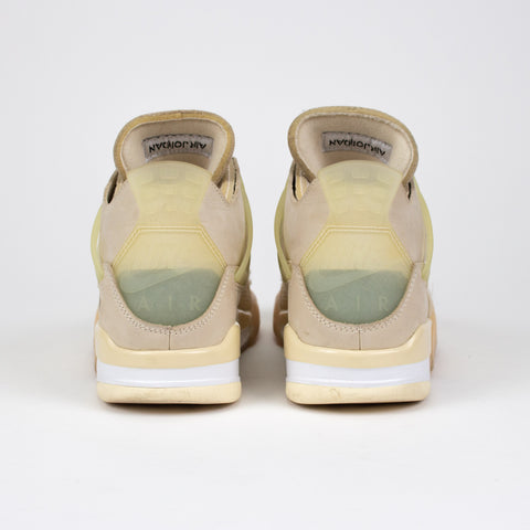 Jordan 4 Off-White Sail signed by Virgil Abloh
